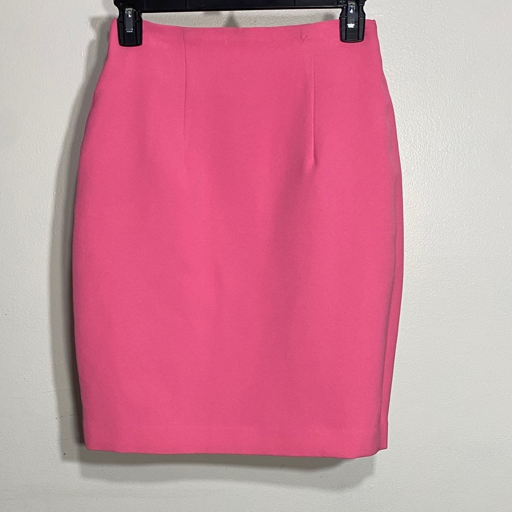 Vivid Pink Pencil Skirt